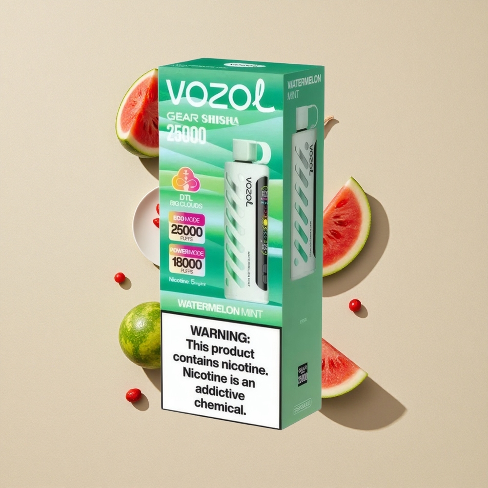 VOZOL Gear Shisha 25000 Puffs Arbūzas Mėta su S.i.L.C Tech Lithuania wholesale