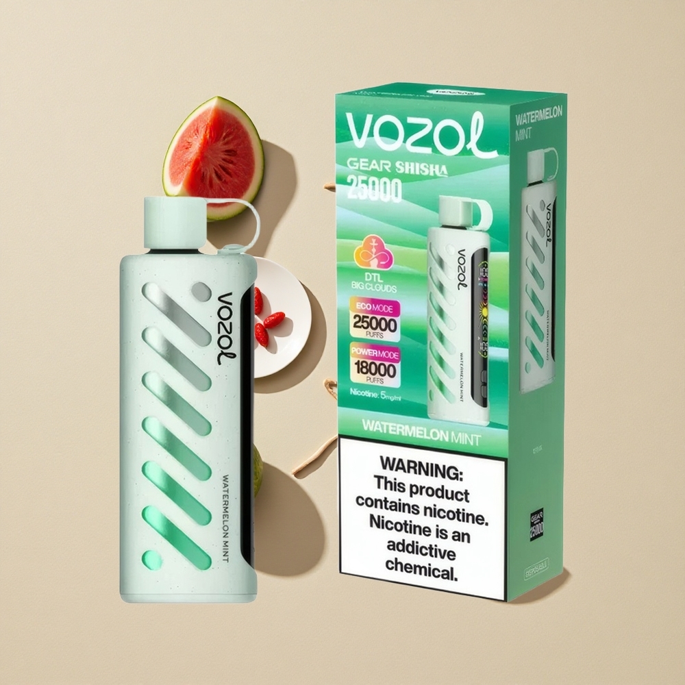 VOZOL Gear Shisha 25000 Puffs Arbūzas Mėta su S.i.L.C Tech Lithuania wholesale