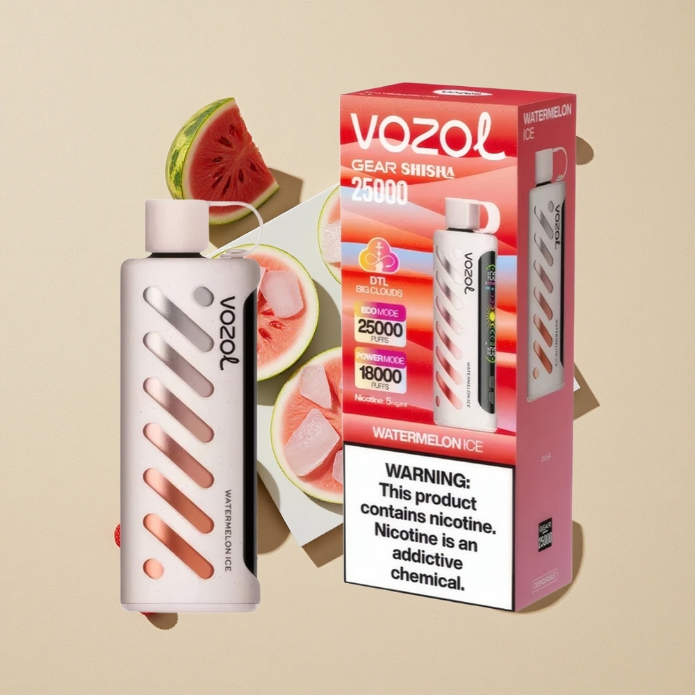 VOZOL Gear Shisha 25000 Puffs Arbūzas Su Ledu Lithuania wholesale