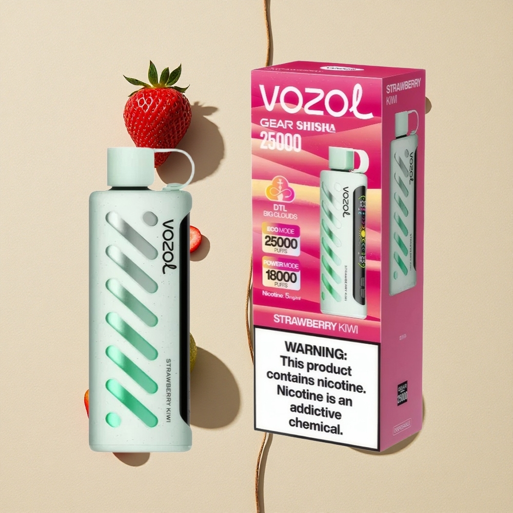 VOZOL Gear Shisha 25000 Puffs Braškė-Kivi Lithuania wholesale