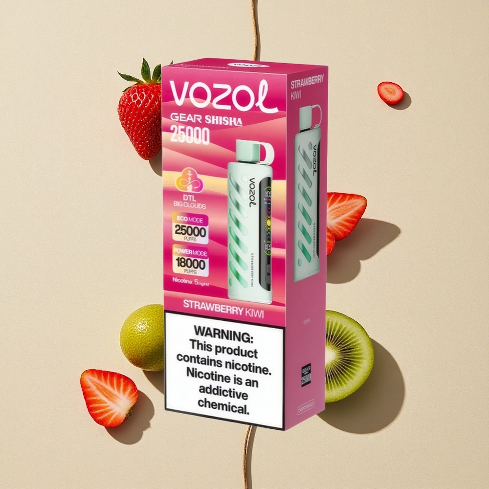 VOZOL Gear Shisha 25000 Puffs Braškė-Kivi Lithuania wholesale