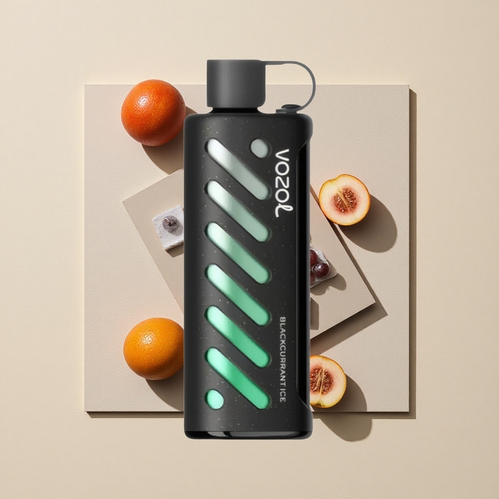 VOZOL Gear Shisha 25000 Puffs Juodojo serbento ledas Lithuania wholesale