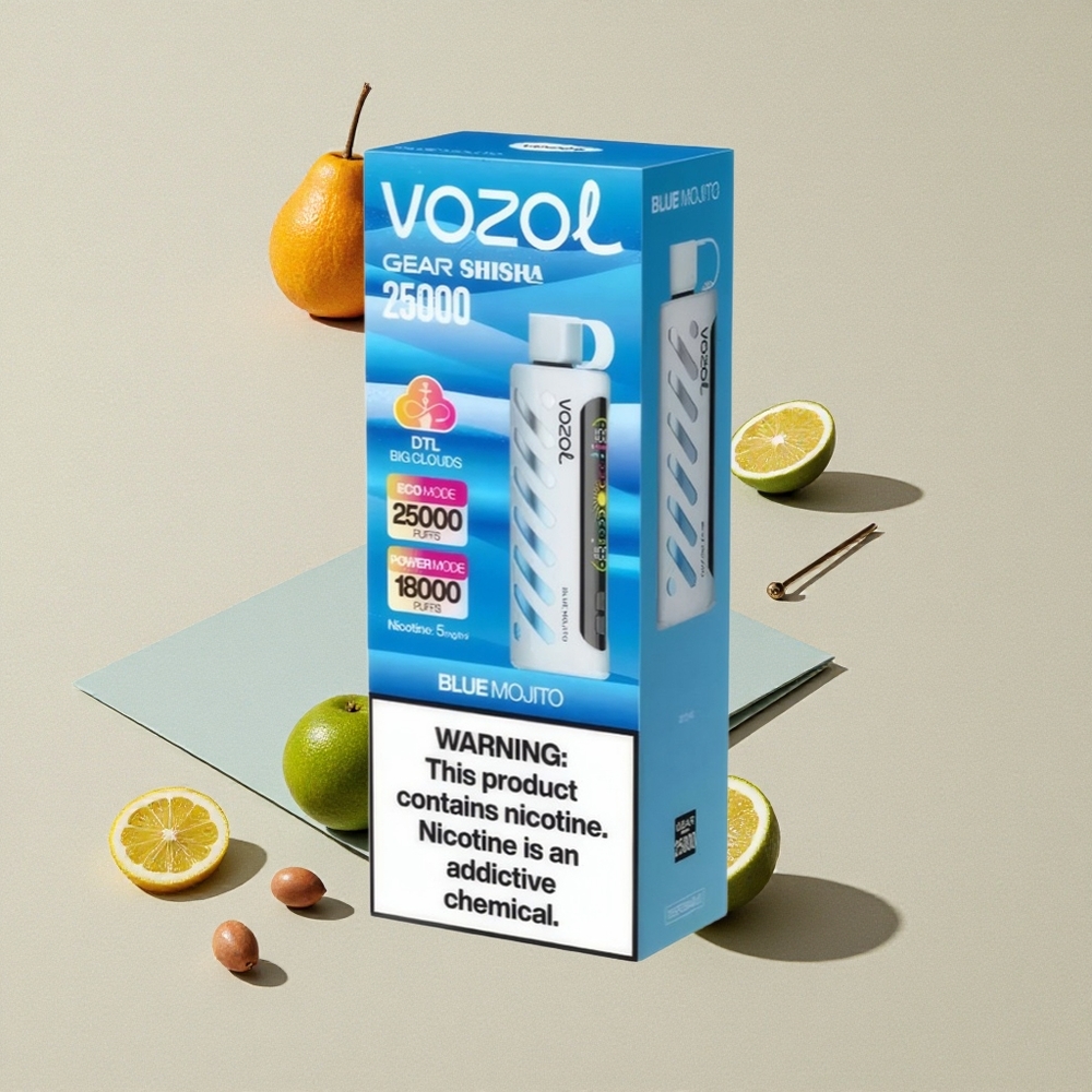 VOZOL Gear Shisha 25000 Puffs Mėlynoji Mojito Lithuania wholesale