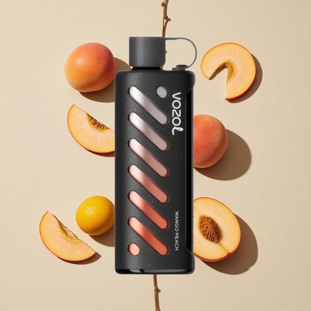 VOZOL Gear Shisha 25000 Puffs Mango Persikas Dual Mesh Dual Modes Lithuania wholesale