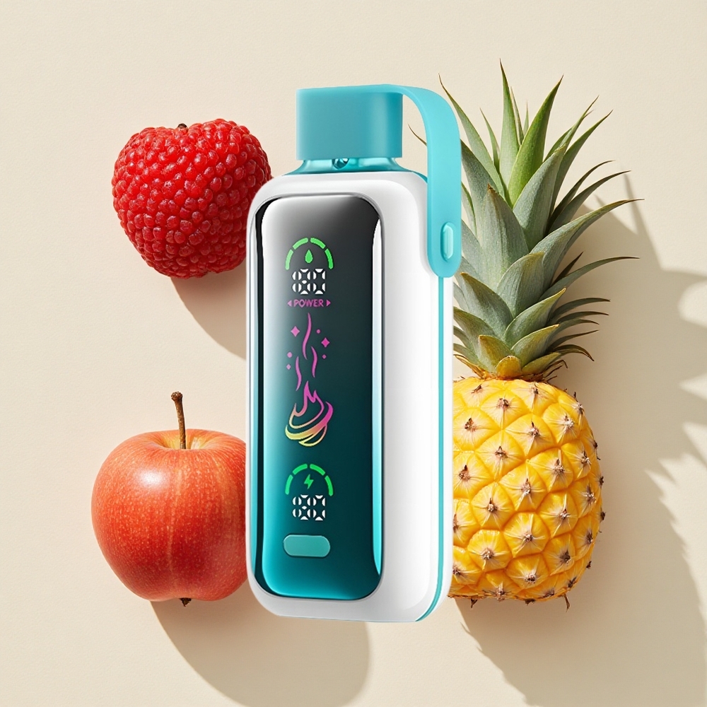 VOZOL Star 20000 Puffs Avietės Obuolių Vandermelonės Ananasas 2.2" HD veidrodinis ekranas Lithuania wholesale