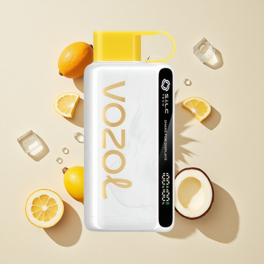 VOZOL STAR 9000/12000 Ananasas Kokosas Ledas 30% greitesnis įkrovimas Lithuania wholesale