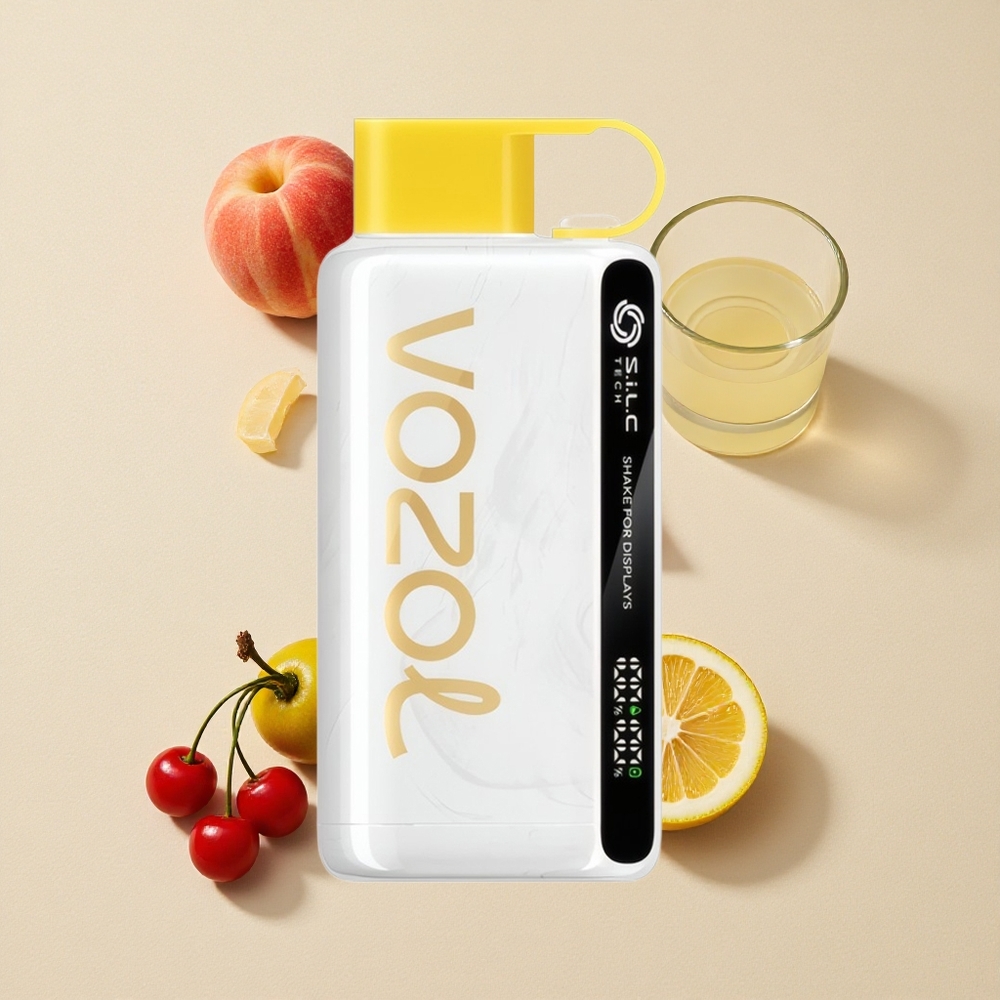 VOZOL STAR 9000/12000 Vyšnia Persikas Limonadas Vienkartinis Vape su greitesniu įkrovimu Lithuania wholesale